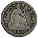 1857 Liberty Seated Dime Good