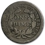 1857 Liberty Seated Dime Good