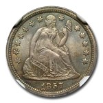 1857 Liberty Seated Dime MS-66 NGC