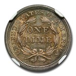 1857 Liberty Seated Dime MS-66 NGC