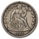 1857 Liberty Seated Dime XF