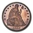 1857 Liberty Seated Dollar PR-65 PCGS CAC