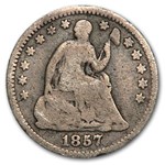 1857 Liberty Seated Half Dime Good