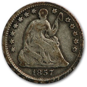 1857 Liberty Seated Half Dime VG