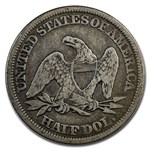 1857 Liberty Seated Half Dollar Fine