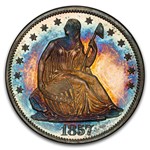 1857 Liberty Seated Half Dollar PR-66+ PCGS CAC