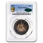 1857 Liberty Seated Half Dollar PR-66+ PCGS CAC