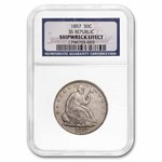 1857 Liberty Seated Half Dollar SS-Republic Shipwreck NGC