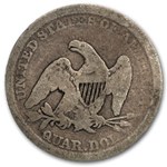 1857 Liberty Seated Quarter Good