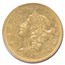 1857-O $20 Liberty Gold Double Eagle AU-55 PCGS