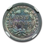 1857-O Liberty Seated Dime MS-64+ NGC