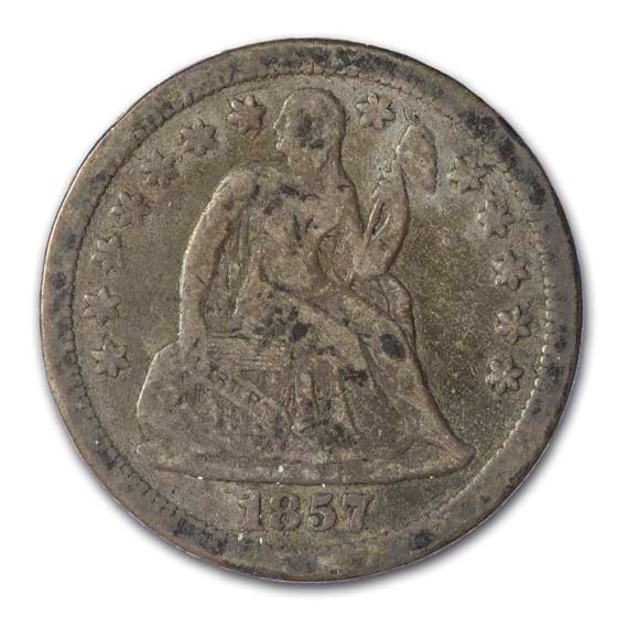 1857-O Liberty Seated Dime VG