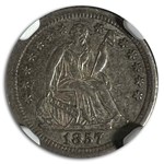 1857-O Liberty Seated Half Dime AU-55 NGC