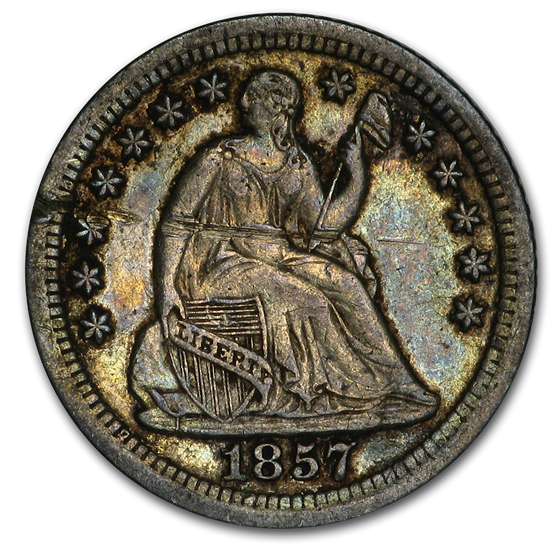 1857-O Liberty Seated Half Dime AU (Details) 1857-O Liberty Seated Half Dime AU (Details)