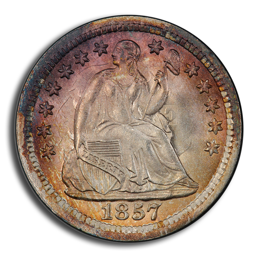 1857 O Seated Liberty Half Dime Value - APMEX
