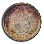 1857-O Liberty Seated Half Dime MS-67+ PCGS CAC