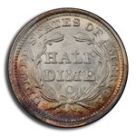 1857-O Liberty Seated Half Dime MS-67+ PCGS CAC