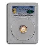 1857-O Liberty Seated Half Dime MS-67+ PCGS CAC