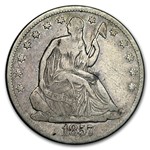 1857-O Liberty Seated Half Dollar VF