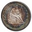 1857-O Liberty Seated Quarter AU-50 PCGS