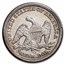 1857-O Liberty Seated Quarter AU-50 PCGS