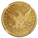 1857-S $10 Liberty Gold Eagle AU-53 NGC