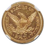 1857-S $2.50 Liberty Gold Quarter Eagle AU-58 NGC
