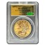 1857-S $20 Lib Gold Dbl Eagle MS-66 PCGS CAC (SS Central America)