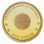 1857-S $20 Lib Gold SS Central America Spiked Shield MS-64 PCGS