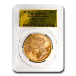 1857-S $20 Liberty Gold Double Eagle MS-65+ PCGS (S.S. Cen. Am.)