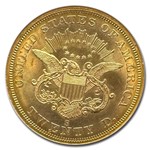 1857-S $20 Liberty Gold MS-65 NGC (SS Central America)