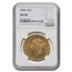 1858 $20 Liberty Gold Double Eagle AU-58 NGC
