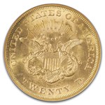 1858 $20 Liberty Gold Double Eagle MS-61 NGC
