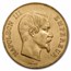 1858-A France Gold 100 Francs Napoleon III MS-62 PCGS