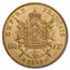1858-A France Gold 100 Francs Napoleon III MS-62 PCGS