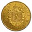 1858-BB France Gold 100 Francs Napoleon III AU-58 NGC