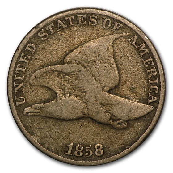 1858 Flying Eagle Cent Large Letters VG 1858 Flying Eagle Cent Large Letters VG