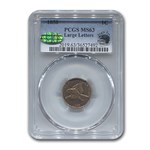 1858 Flying Eagle Cent MS-63 PCGS CAC (Large Letters)