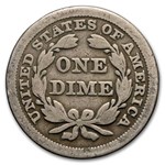 1858 Liberty Seated Dime Fine