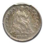 1858 Liberty Seated Half Dime AU-50 PCGS