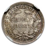 1858 Liberty Seated Half Dime MS-66+ NGC
