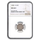 1858 Liberty Seated Half Dime MS-66+ NGC
