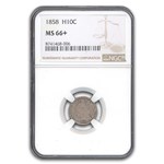 1858 Liberty Seated Half Dime MS-66+ NGC