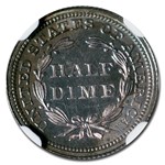 1858 Liberty Seated Half Dime PF-65 Cameo NGC