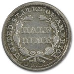 1858 Liberty Seated Half Dime VF