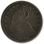 1858 Liberty Seated Half Dollar Good
