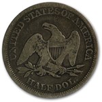 1858 Liberty Seated Half Dollar Good