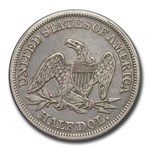 1858 Liberty Seated Half Dollar XF-45 PCGS