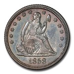 1858 Liberty Seated Quarter PF-65 Cameo NGC