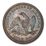 1858 Liberty Seated Quarter PF-65 Cameo NGC